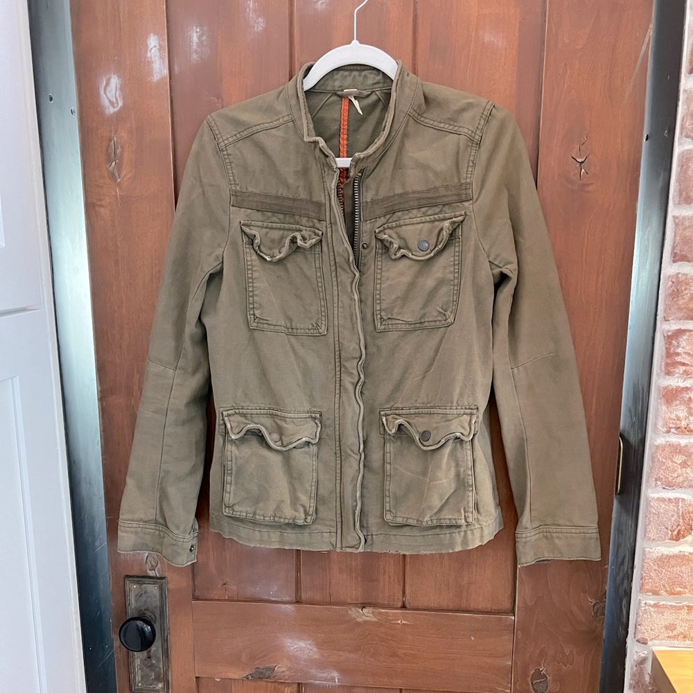 Free People Army Jacket Small